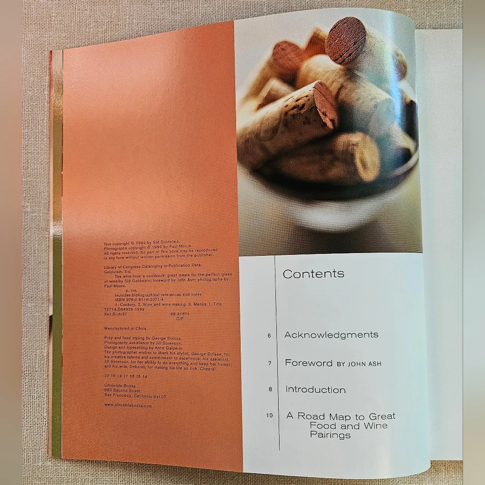 The Wine Lover's Cookbook Sid Goldstein